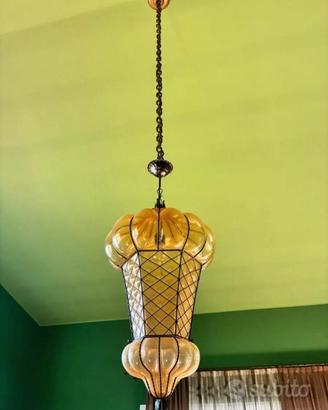 Grande lampadario + appliques stile art deco