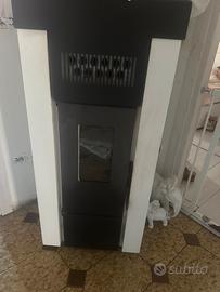 Stufa pellet niagara xl 14 kw , compresa di tubi