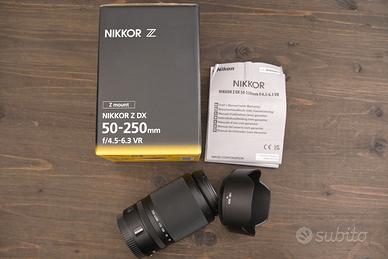 Obiettivo Nikkor Nikon Z 50-250mm F4.5-6.3 DX VR