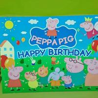 Sfondo Peppa Pig Decorazioni Compleanno