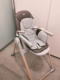 Seggiolone Chicco Polly Armonia + barra gioco