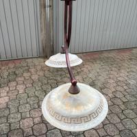 Lampadario a due bracci