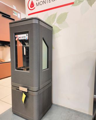 stufa a legna trifacciale|Caminetti Montegrappa