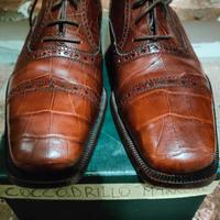 scarpe francesina cocco gold