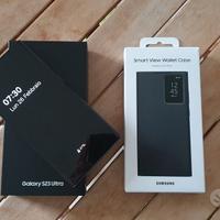 Samsung  S23 ultra con cover smart view wallet cas