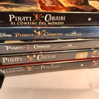 collezione completa dei pirati dei Caraibi 