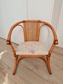 Poltroncina in vimini