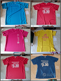 6 Magliette T-Shirt cotone poliestere XL
