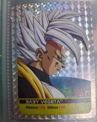 Lamincard Dragon Ball GT Baby Vegeta Platino 