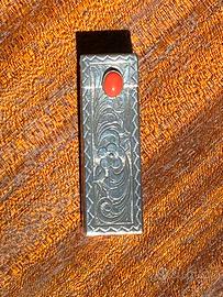 Porta lucidalabbra Argento 800 - Vintage