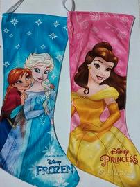 Disney calze per l'epifania di Frozen e Belle