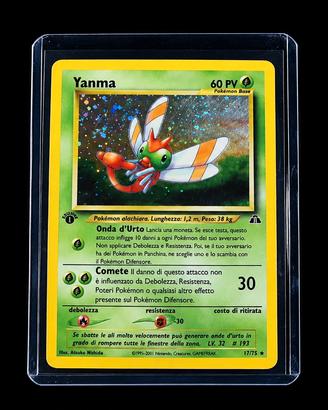Carta Pokémon Yanma 1Ed ( NDI 17)