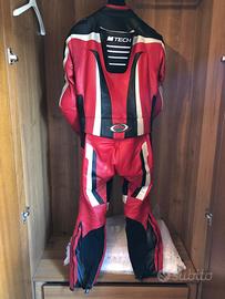 Tuta moto pelle MTECH