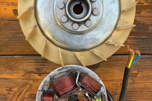 Volano vespa hp cono 20 statore 12 volt