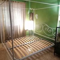 Letto a baldacchino Coincasa in ferro forgiato