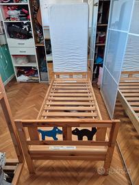 LETTO JUNIOR IKEA KRITTER 70x160 COMPLETO