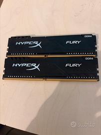 Ram ddr4 2x4gb