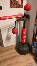 sacco da boxe reflex con barra spinning