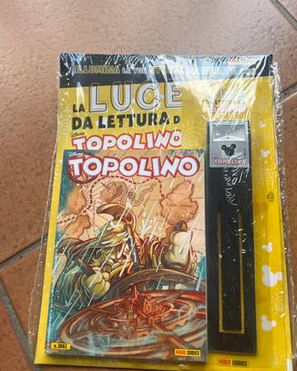 Topolino 3661 del 2026 con luce da lettura Panini