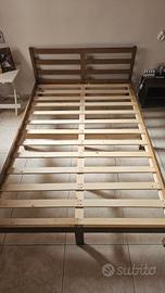 Letto una piazza e mezza completo di materasso 