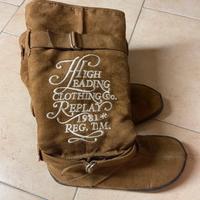 Stivali marroni scamosciati Replay / numero 37