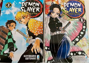 Manga 3 e 6 Demon Slayer rovinati