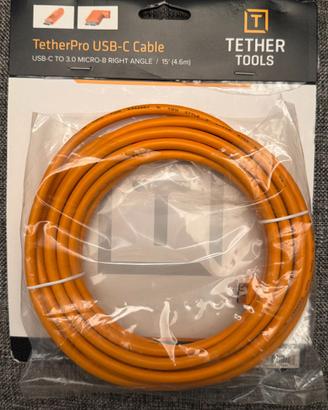 TetherPro cavo da USB-C a 3.0 Micro-B ang. destra