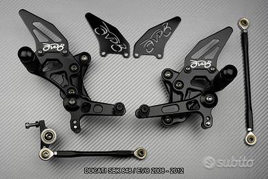 Pedane arretrate DUCATI SBK 848 / EVO 2008 - 2012