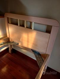 materasso+struttura letto singolo 80x190