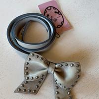 Cintura in pelle, donna, grigio Fornarina tg. S