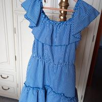 Vestito a righe, taglia unica