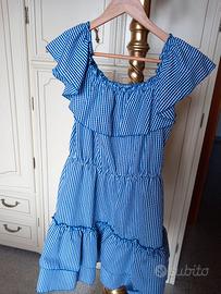 Vestito a righe, taglia unica