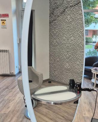 Specchiera parrucchiere Maletti