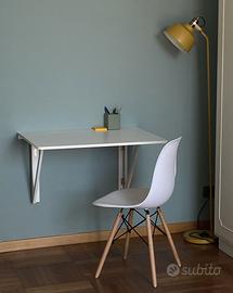 scrivania, scrittoio pieghevole 80 x 60 cm