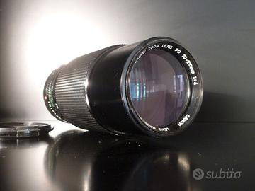 Zoom Canon FD macro 70-210, f/ 4