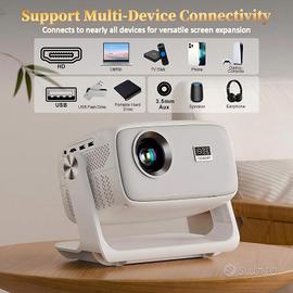 Proiettore 1080P Nativo 16000 Lumen,wifi
