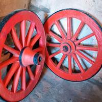 Ruote carro antiquariato