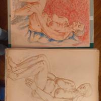 Disegni originali accademici – Nudo femminile