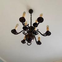 Lampadario vintage 8 luci