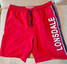 Costume da bagno uomo Lonsdale rosso - Taglia L