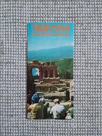 Mappa guida taormina 1960