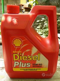 Olio Shell Diesel plus 15W-40 Lt. 4