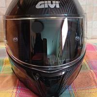 casco Givi modulare carbonio