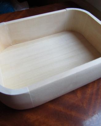 Contenitore rettangolare in balsa