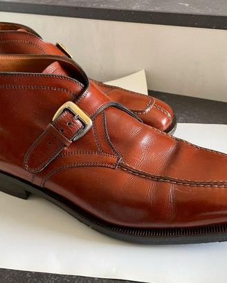 FABI: Scarpe uomo marroni con fibbia