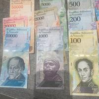 18 banconote venezuela in fds diverse riservate