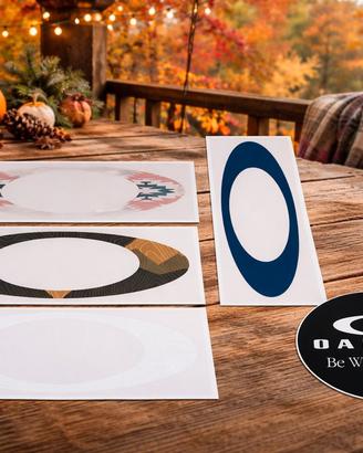 ✨ Set Sticker Oakley Original Style 5 Pezzi Nuovi