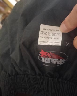 pantaloni e giubbotto anti pioggia x moto