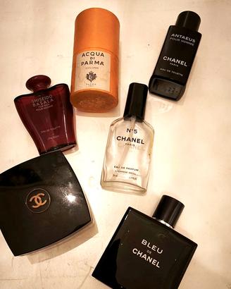 vetri vintage profumi da collezione