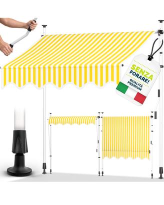 tende da sole autoinstallanti a righe